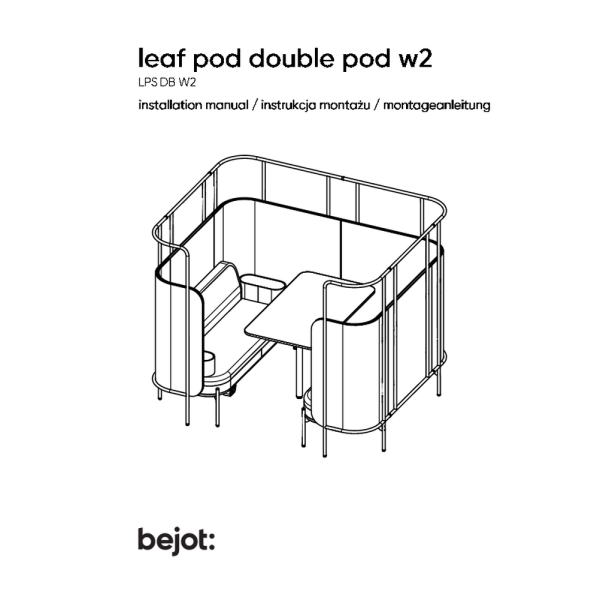leaf_pod double_pod LPE DB LPS DB W2 - installation manual